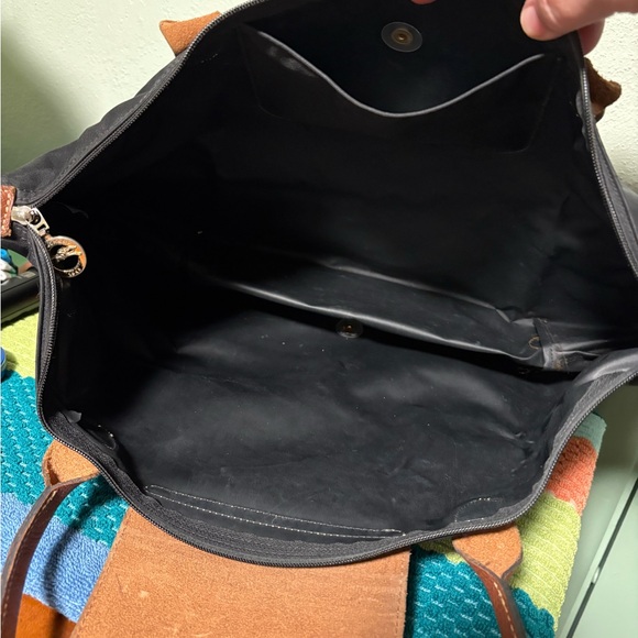 Longchamp Black and Brown Women's Tote Bag - Picture 6 of 8